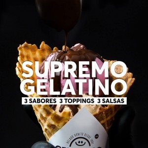 Cono Supremo de Helado o Gelato Gelatino_1