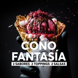 Cono Fantasia de Helado o Gelato Gelatino_1